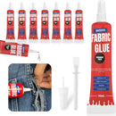 Fabric Glue Permanent (10 ML x 8), Fabric Glue for Clothing Permanent Washable for Rhinestones, Patches, Clothes,… — 1