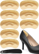 Dr. Shoesert Soft Gel Heel Grips for Shoes Too Big (4 Pairs + Shoehorn) - Beige — 1
