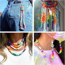 Quefe 48 Colors 4000pcs Pony Beads Bracelet Making Kit with Letter Beads — 5