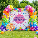 RUBFAC Rainbow Balloons 120pcs Party Balloons for Birthday Decorations | 12 inch — 6