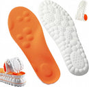 Steppers Insoles for Men Women, 4D Cloud Insoles, Comfortable Breathable Cushioning Boot Shoe Inserts with Arch Support, Foot Pain & Fatigue Relief (1Pair-Orange, Men 9-10/Women 11-12) — 1