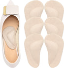 Gel Arch Support, 3 Pairs Shoe Insoles for Flat Feet, Reusable Arch Inserts for Plantar Fasciitis, Adhesive Arch Pad for Relieve Pressure and Foot Pain(Beige) — 1