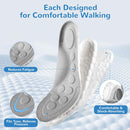 Insoles, 4D Cloud Insoles for Men and Women, Shock Absorbing - Gray — 3