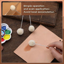 JNENERY 80Pcs Wool Daubers Ball Brush, Leather Dye Kit — 5