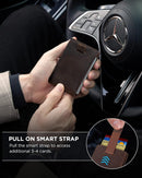 SERMAN BRANDS RFID Blocking Slim Bifold Genuine Leather Minimalist Front Pocket Wallets for Men with Money Clip Thin Mens — 5