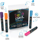 LANA & LUCA Liquid Chalk Markers - Bold Colors - 8 Pack, 6mm Tip — 2