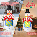 8Ft Tall Inflatable Snowman Christmas Decorations,Built-in LED Lights Outdoor Holiday Decor with Gift Box and Candy Canes, Fast Self-Inflating,for Yard Holiday Xmas New Year — 6