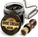 Eagle Shoe Cream Polish Kit – 3 Piece Boot & Shoe Polish with Shoe Cream, Shine Cloth & Applicator | Black — 1
