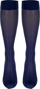 Truform Sheer Compression Stockings, 15-20 mmHg, Women's Knee High Length, 20 Denier, Purple, Small | Small (1 Pair) — 6