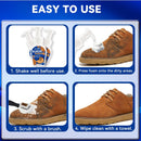 Suede Shoe Cleaner Kit, No-Rinse Foam Suede and Nubuck Cleaner — Remove Stain, Dirt & Water Mark for Suede Fabric — 6