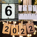 4 Inch Number Stencils Plastic Number Stencils Reusable Digital Painting Templates for Cake Stencil Address Templates — 7