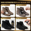 Lounsweer Black 8oz Suede & Nubuck Dye and Waterproofing Spray Kit — 5