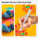 ARTISTRO 24 Acrylic Dual-Tip Glass Marker Pens for Wine Glasses — 2