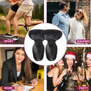 Bukihome T-Shape Heel Grips for Women Men, Comfort Gel Heel Pads for Shoes - Black | 2 Pairs — 7