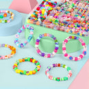 Gionlion 1200 Pcs Polymer Clay Beads Bracelet Making Kit, 25 Style Animal Fruit Flower Butterfly Bunny Pony Letter… — 2