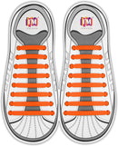 INMAKER No Tie Shoelaces for Adults and Kids, Elastic Laces for Sneakers | Orange — 1