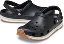 Crocs Unisex-Adult Classic Retro Runner Clogs | 8 Women/6 Men | Black — 7