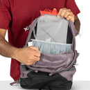 Osprey Sportlite Lightweight Hiking Backpack with Hydraulics Reservoir for Men & Women - Everyday Hydration Travel Bag | Graphite Purple | 15l — 8