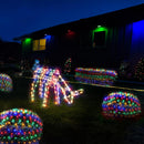 WBao Christmas Lights Outdoor, 200LED 8.4ft x 5.2ft Christmas Net Lights with 8 Modes, Timer, End to End Connectable, Waterproof LED Net Lights for Lawn, Bushes, Trees Xmas Decorations, Multicolor — 6
