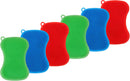 6 Pack Silicone Scrubbing Sponge by SCRUBIT - Real Silicon Non Scratch & Non Smell Kitchen Scrubber Pad for Dishes,… — 7