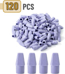 Mr. Pen- Pencil Erasers Toppers, 120 Pack, Purple, Erasers for Pencils — 2