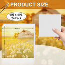 ESRICH 4x4IN Small Canvases for Painting, 24 Pack Mini Canvas Boards Cotton Painting Canvas Primed Acid Free Mini Blank Canvas Panels for Oil Paint,Watercolor,Acrylic Paint,Gouache&Tempera. | 4x4in 24pack — 2