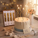 PHD CAKE 24-Count Gold Spiral Long Thin Metallic Birthday Candles, Cake Candles, Birthday Parties, Wedding Decorations, Party Candles — 2