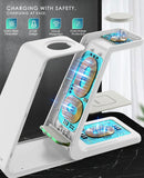 3 in 1 Wireless Charging Station, 2026 Upgraded Fast Desk Charger Station for iPhone 17 16 15 14 13 12 Pro Max Plus, Charger Stand for Apple Watch 11 10 9 8 7 6 5 4 3 2 Ultra SE, Airpods 4 3 2 Pro photo 5