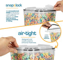 Storeganize Flour Sugar Storage Containers (5.3L/4pk) Great Rice Canisters…
