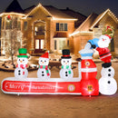 Vigdur 7FT Christmas Inflatables Outdoor Decor,Santa Claus Maker Snowman — 1