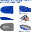 1/2 inch Heel Lifts Inserts Cushioned Arch Support Insoles with Hidden Lift Technology, Plantar Fasciitis Relief Inserts, Anti-Slip Heel Pads for All Day Standing Support (1 Pair) (Medium) — 4
