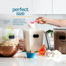 Storeganize Flour Sugar Storage Containers (5.3L/4pk) Great Rice Canisters…