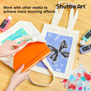 Fabric Paint, Shuttle Art 30 Colors Permanent Soft Fabric Paint in Bottles (60ml/2oz) with Brushes, Palette, Stencils, Non-Toxic Textile Paint for T-shirts, Shoes, Jeans, Bags, DIY Projects&Art Crafts | 2 Fl Oz (Pack of 30) | Regular — 6