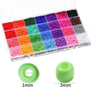 28 Colors 3mm Seed Beads, 7200PCS Glass Seed Beads Kit for Jewelry Making, Craft and Bracelet Making — 2