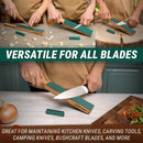 BeaverCraft Leather Strop for Knife Sharpening - Double-Sided Knife Strop & Stropping Compound Kit - Honing Strop Block 14" for Woodcarving Tools, Chisel Knife Sharpening Kit Leather Sharpener LS6P1 — 3