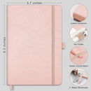 RETTACY Dotted Journal Notebook, 192 Pages, A5 Medium Size (5.7'' x 8.3'') | Rose Gold — 2