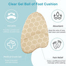 Metatarsal Pads for Women Ball of Foot Cushions for High Heels Non-Slip Comfort Pads 2 Pairs Gel Shoe Inserts Foot Pain Relief One Size Fits All-Beige 3