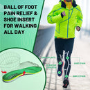 220lbs+ Metatarsal Insole Arch Support Plantar Fasciitis Relief - Yunshan Green — 7