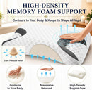 HSA/FSA CPAP Pillow for Side Sleeper, Sleep Apnea Pillow for Sleeping, CPAP Nasal Pillows Suit for All CPAP Masks User, Cervical Memory Foam Neck Support Pillow Relief Neck Pain for Side Back Sleepers - White — 6