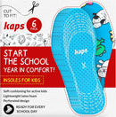 Kids Insoles 6 Pair - Cut to Fit Shoe Inserts for Toddlers & Children, Soft Cushioned Breathable Insoles for Boys & Girls, Ideal for Between Sizes - Kaps Offspring — 1