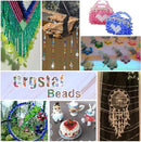 PH PandaHall 2160pcs 6mm Crystal Acrylic Beads Bicone Bracelet Bead Faceted Beads 24 Colors Rainbow Loose Craft Bead… — 6