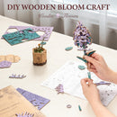 ROBOTIME Wooden Flower 3D Puzzle TW021 Lilac, Purple Gifts Idea, 30-Minute Crafts for Adults & Teens, Artificial Flower Decorations, Birthday/Valentine's Day — 4