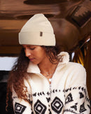 FURTALK Beanie for Men Women Cuffed Thick Knitted Winter Hat Skull Cap - Beige — 4