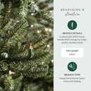 Balsam Hill 7.5ft Pre-Lit Classic Blue Spruce - Artificial Christmas Tree with 1000 Clear Incandescent Lights, Easy Plug Technology, Premium Stand for Indoor Holiday Decorating — 4