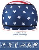 Geyoga 4 Pcs Cooling Skull Caps Sweat Wicking Beanie Bandana — 4