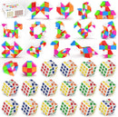 Vdealen 32 Pack Mini Cube&Fidget Snake Cube Puzzle Party Favors for Kids, School Rewards&Classroom Prize for Students, Goodie Bag Stocking Stuffers, Gift for Birthday Valentine Easter Christmas — 1