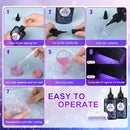 KISREL UV Resin Kit with Light, 200g Hard Type Clear UV Resin and UV Light — 5