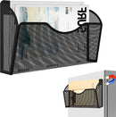 Magnetic File Holder 1 Pockets File Folder Organizer, Office Hanging Magazine Rack for File Cabinets, Magnetic Paper Holder, No Drilling Mail Organizer for Refrigerator, Office — 1