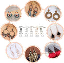 TOAOB 150pcs Hypoallergenic Earring Hooks Mixed Colors Ear Wire Hooks Earring Making Kit with 1000pcs Open Jump… — 5