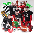 Gatherfun Football Shaped Foil Balloons, 8 Count, Touchdown Balloons for Football Game Tailgate Party Decorations | football 1 set — 5